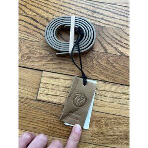 Massimo Palomba Desert Brown Leather Thin Belt Handmade 04/50 Size 85 Puccini